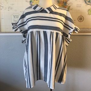 Listicle striped top